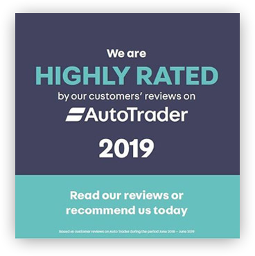 AutoTrader Highly Rated for our customer service 2019